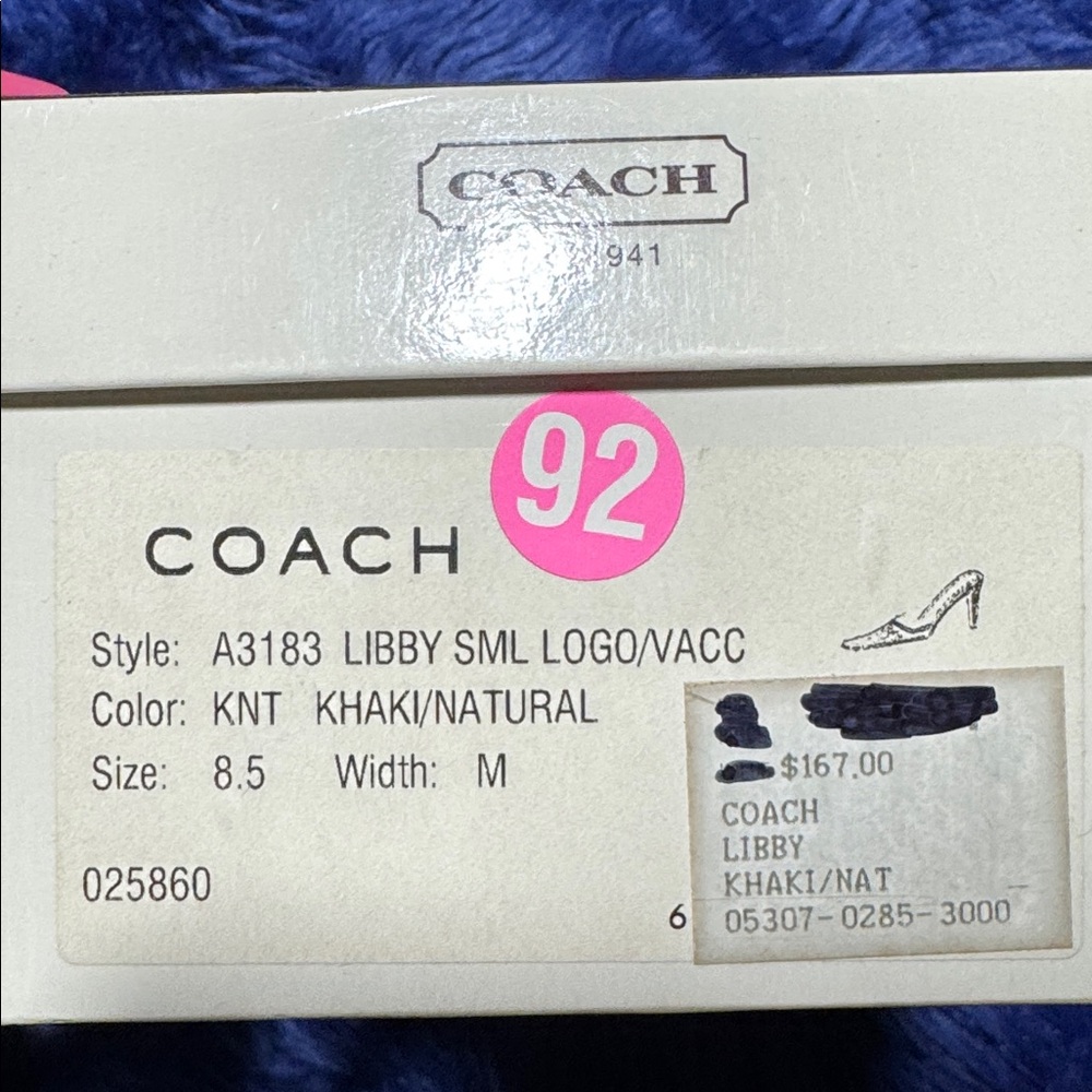Coach Vintage Libby Small logo Mule Heel size - 8.5b - Picture 6 of 6
